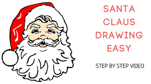 Use light, smooth strokes for sketching. How To Draw A Cute Santa Claus Easy For Beginners Video Mtechd Youtube