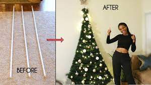 Weihnachtliches geschirr bei torquato bestellen. Diy Space Saving Pvc Pipe Christmas Tree Youtube