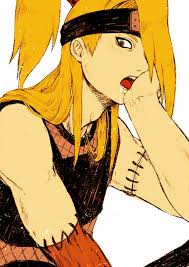 Deidara Kinda Making Out With Himself Cause He S Mouths On His Hands Lol Yaponskie Illyustracii Evangelion Naruto