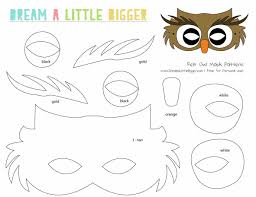 Owl Mask Tiermasken Basteln Filzeule Masken Basteln