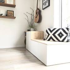 Selbst Gebaute Neue Garderobe Mit Birkenstammen Gingered Things Ikea Schranke Ikea Mobel Pimpen Sitzbank Esszimmer Ikea