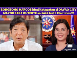 I just hope tumakbo rin si sara duterte sa 2022 para may chance na thy sara should run and continue what was started by his father. Wn Davao