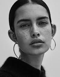 Black And White Face Drawing Reference Beauty Inspo Portrait Model Face Face