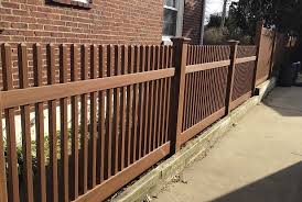 You will not be disappointed with the quality or service husker vinyl has to offer. Wood Grain Vinyl Fences Gates Railings Liberty Fence Railing