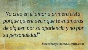 Amor A Primera Vista Quotes Thoughts Love