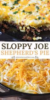 How To Make A Deliciously Cheesy Sloppy Joe Shepherd S Pie Recipe With Ground Beef Corn Mashed Potatoes Ground Beef And Potatoes Recipes Shepherds Pie Recipe