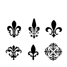 Fleur De Lis Elements No 17001 Clip Art Kit 300 Dpi Jpg And Png Instant Art Kit Clip Art Fleur De Lis