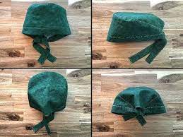 No Elastic Scrub Cap Diy Tutorial Free Printable Pattern Youtube Scrub Hat Patterns Scrub Cap Diy Scrub Caps Pattern