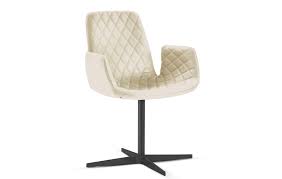 Armlehnstuhl Lenny Uberzeugt Durch Eleganz Und Bequemlichkeit Der Lederbezug Mit Rautensteppung Kombiniert Mit Dem 360 Drehbare Stuhle Armlehnstuhl Gemutlich