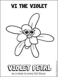 Download Or Print This Amazing Coloring Page Girl Scout Daisy Violet Petal Be A Sister Girl Scout Daisy Petals Girl Scout Daisy Activities Daisy Girl Scouts