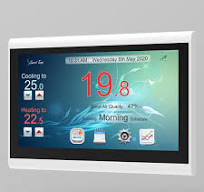 SMT-850 "Halo"- 7" Color Touch Zoning Thermostat - Smart Temp