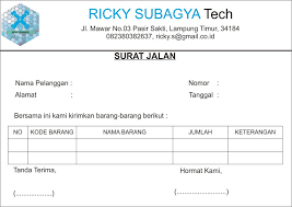 Paket tidak semua kami photo. Cara Membuat Surat Jalan Paling Mudah Berikut Contohnya