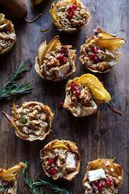 These can be made up to 3 days ahead; Crispy Prosciutto Baked Brie Bites Recipe Baked Brie Thanksgiving Appetizer Recipes Thanksgiving Appetizers Easy
