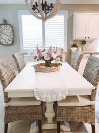 Torrance 84 mahogany brown dining table. Pier1 Table And Chairs White Dining Chairs Farmhouse Dining Table Farmhouse Dining