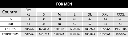 Size Chart Guide Fashiontiy