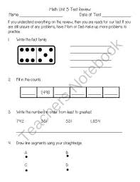 Everyday Math Unit 5 Review From Second Grade Superstars On Teachersnotebook Com 3 Page Everyday Math Printable Math Worksheets Free Printable Math Worksheets
