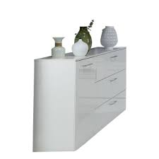 Sideboard in weiss hochglanz breite: Forte Stilvolles Sideboard Weiss Matt Weiss Hochglanz Fur Wohnzimmer