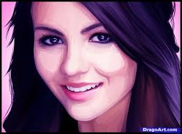 How To Draw Victoria Justice Victoria Justice Victorious Victoria Justice Victoria Justice Victorious Drawings