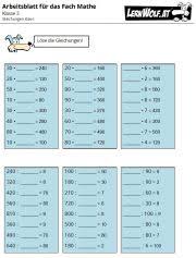 Klasse mathematik in der grundschule an, die sowohl zu hause, als auch in der schule oder. Ubungen Mathe Klasse 3 Kostenlos Zum Download Lernwolf At