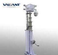 Hot Selling 4-15 Meter Hydraulic Telescopic Mast Cranked Lifting Monitoring  Cctv Telescopic Pole Communication Antenna Mast