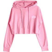 Cute Cropped Hoodie Light Pink S 18 Liked On Polyvore Featuring Tops Hoodies Cropped Hooded Sw Light Pink Hoodie Pink Hooded Sweatshirt Light Pink Shirt