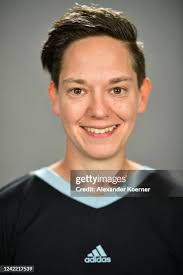 Maria Steinmann-Scholz attends the DFB Female Referees Photo Session...  News Photo