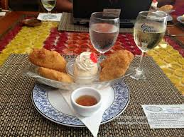 Fried Bananas And Coconut Ice Cream At Cabbages And Condoms Restaurant At The A Birds And Bees Resort Near Pattaya T Fried Bananas Coconut Ice Cream Food