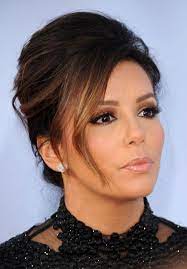 These women need proper styling to balance the roundness of face. Eva Longoria Updo Hairstyles For Long Hair 2013 Popular Haircuts Hair Styles Short Hair Styles For Round Faces Long Hair Styles