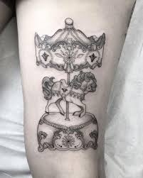 Carousel Tattoo Tattoo Ideas And Inspiration Horse Tattoo Carousel Horse Tattoos Carousel Tattoo