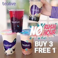 Tealive buy 1 free 1 deal + free upsize online, article, story, explanation, suggestion, youtube. Tealive Buy 3 Free 1 By Tealive Sunway Bigbox Mall