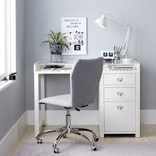 Acrylic desk screens are a great way to help people feel like they have a level of privacy, whilst letting light flow through and keeping offices bright. Customize It Single Pedestal Acrylic Desk Pottery Barn Teen