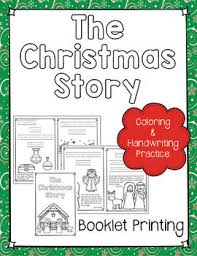 Baby jesus is waiting… nativity coloring pages The Christmas Story Coloring Pages And Handwriting Practice Booklet Printing