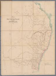 1860 Map Of The Colonies Of Nsw And Queensland Map Australia Australia Map Old Maps Map