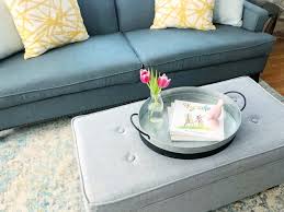 The bermuda hammered brass coffee table from pottery barn does away with corners (phew!) and keeps the glam of metallics while providing some relief from constant fingerprint wiping. My Favorite Kid Friendly Coffee Tables Jordecor