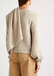Rejina Pyo Colette Sand Draped Jumper In Beige