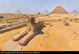 This finely executed representation of thutmose iii is made of extremely hard stone. Luftaufnahme Der Grossen Sphinx Von Gizeh In Agypten Stockfoto 27448167 Bildagentur Panthermedia