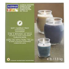 Melt wax on high until wax has completely liquified. Artminds Candle Making Soy Wax