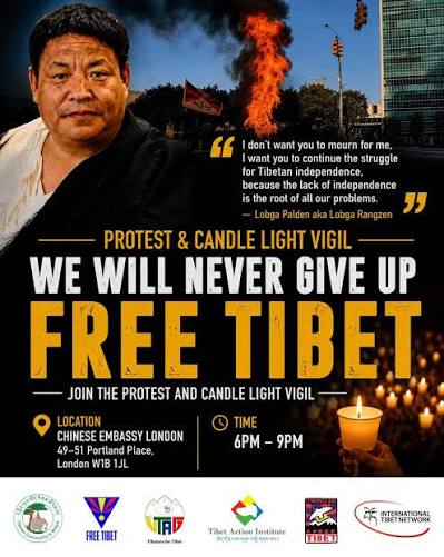 We are deeply saddened by the passing of Lobga, also known as Lobga Rangzen, following his self-immolation at the UN headquarters in New York on Thursday evening. Lobga was a tireless advocate