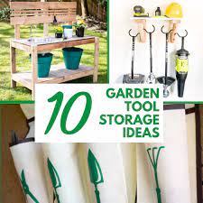 Storage ideas for garden tools in garage. 10 Genius Garden Tool Storage Ideas The Handyman S Daughter