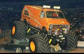 Rolling Thunder | Monster trucks, Trucks, Dodge van