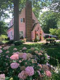 Ravinia Rose Cottage Highland Park Pink Houses Rose Cottage House Styles