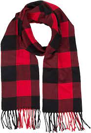 Options same day delivery include out of stock bandana scarves cloth masks figurines infinity scarves neck warmers oblong scarves square scarves wrap scarves alabama crimson tide arkansas razorbacks boston red sox cincinnati reds. Buffalo Red And Black Plaid Flannel Scarf For Women Men Soft Warm Winter Scarf 67 X 13 Inches At Amazon Women S Clothing Store