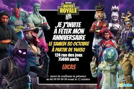 Invitation Anniversaire Fortnite 123cartes Invitation Anniversaire Carte Invitation Anniversaire Invitation Anniversaire Garcon