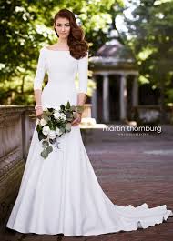 Martin Thornburg 119255 Naomi Three Quarter Sleeve Wedding Gown Mon Cheri Wedding Dresses Wedding Dresses Wedding Dress Inspiration
