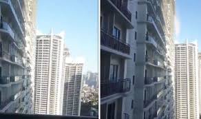 Shallow earthquakes are felt more strongly than deeper ones as they are closer to the surface. Philippines Earthquake Debris Falls From Swaying Buildings In Manila World News Express Co Uk