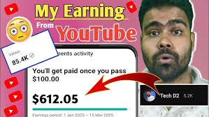 How much I Earn Money from youtube in just 5k Subscribers!