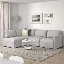 Vallentuna Modulecksofa 3 Sitzig Mit Bettsofa Und Stauraum Orrsta Modulares Ecksofa Wohnzimmer Layouts Modulares Sofa