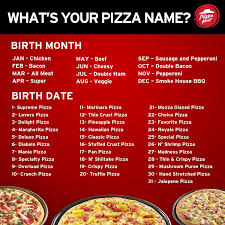 Make your own copycat version of pizza hut®'s stuffed crust with this dough flavored with beer, brown sugar, garlic, and onion powder. Pizza Hut Phils On Twitter Find Out What Your Pizza Name Is Here Pizzahutph