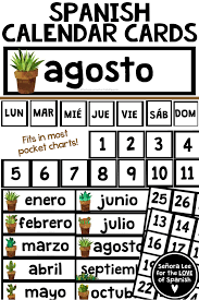 Spanish Calendar Set Do You Want Your Classroom Calendar To Stand Out Th High School Spanish Classroom Middle School Spanish Lessons Spanish Classroom Decor
