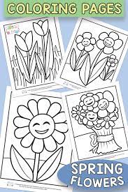 These free, printable summer coloring pages are a great activity the kids can do this summer when it. Flower Coloring Pages For Kids Itsybitsyfun Com